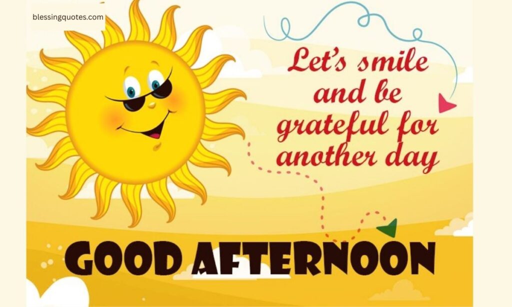 Cheerful Good Afternoon Notes