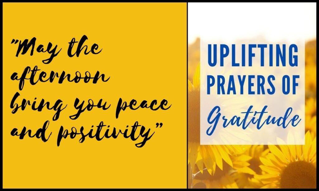 Peaceful Afternoon Blessings