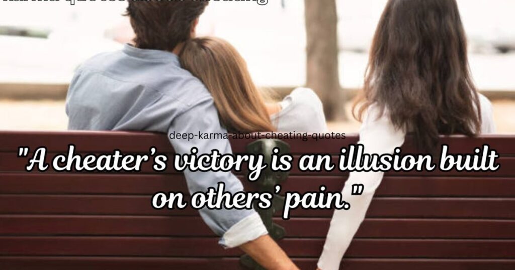 Deep Karma About Cheating Quotes