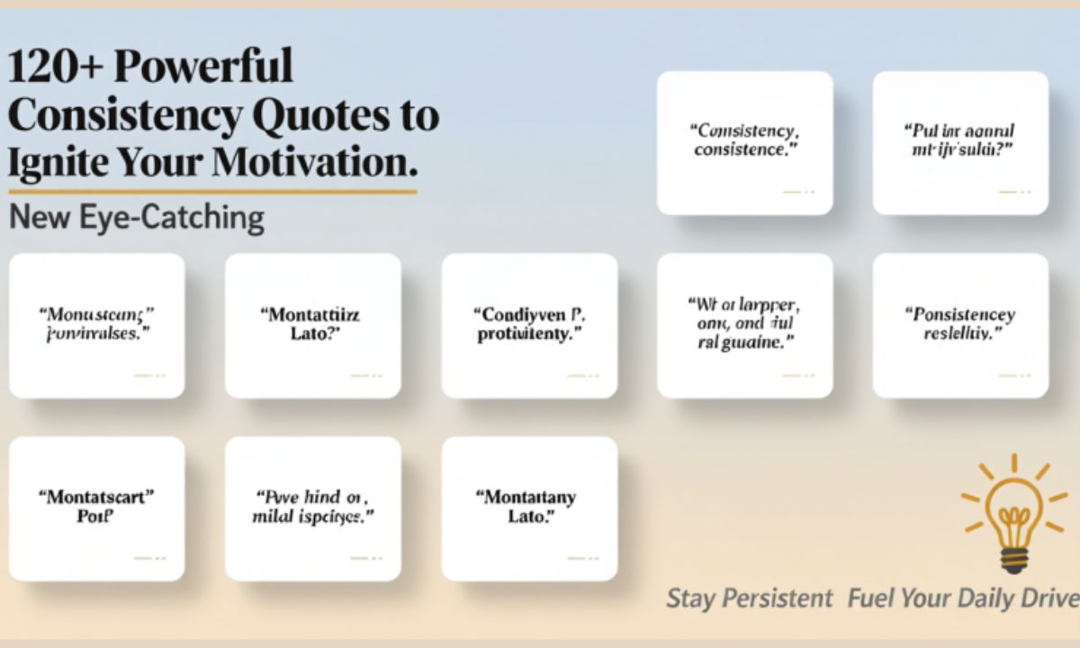 120+ Inspiring Consistency Quotes to Boost Your Motivation