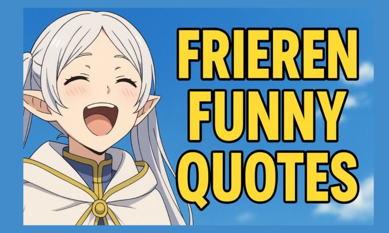 150+ Best Frieren Funny Lines to Brighten Your Day