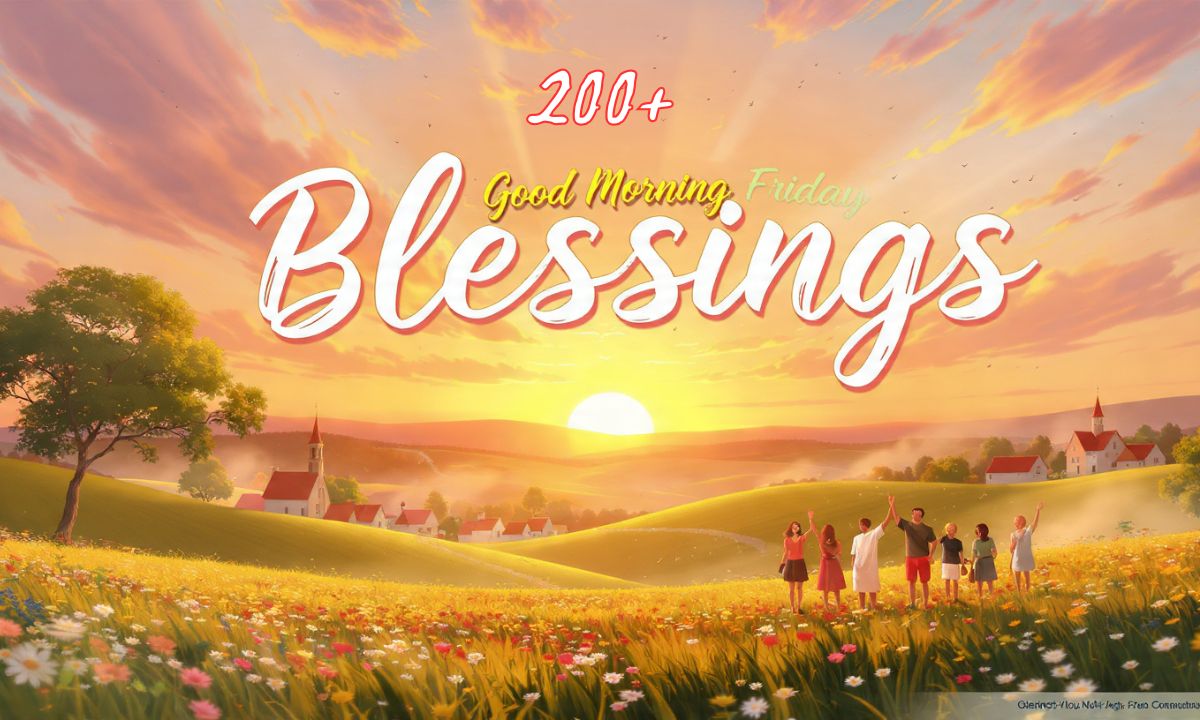 200+ Good Morning Friday Blessings | Spark Up Your Day with Encouragement!