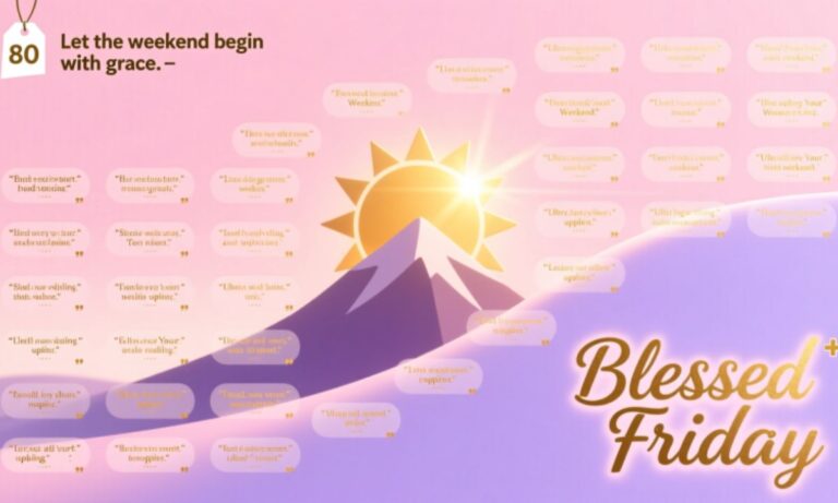 80+ Blessed Friday Quotes to Inspire Your Weekend
