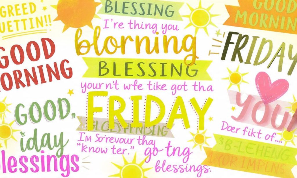Good Morning Friday Blessings