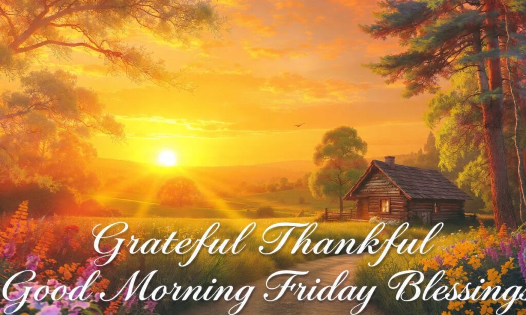 Grateful Thankful Good Morning Friday Blessings