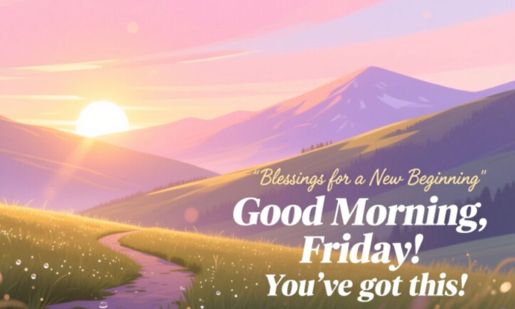 Motivational Quotes Positive Good Morning Friday Blessings