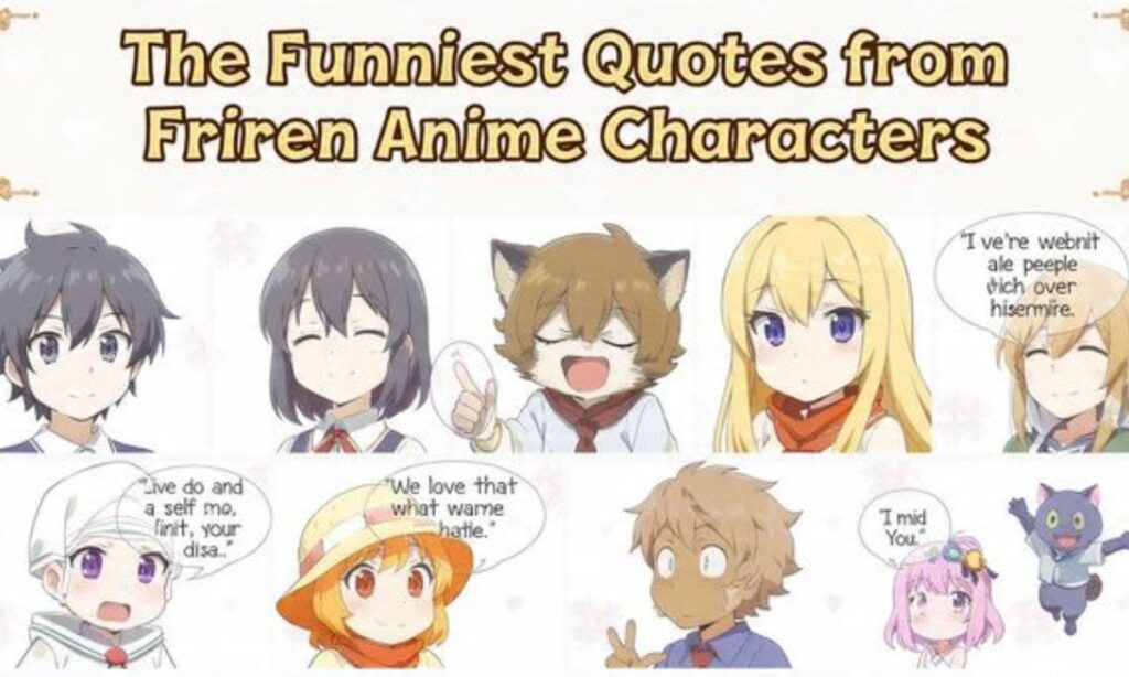 The Funniest Quotes from Frieren Anime Characters