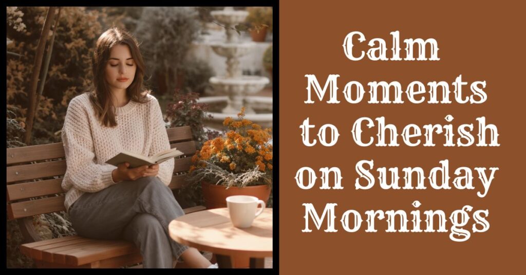 Calm Moments to Cherish on Sunday Mornings

