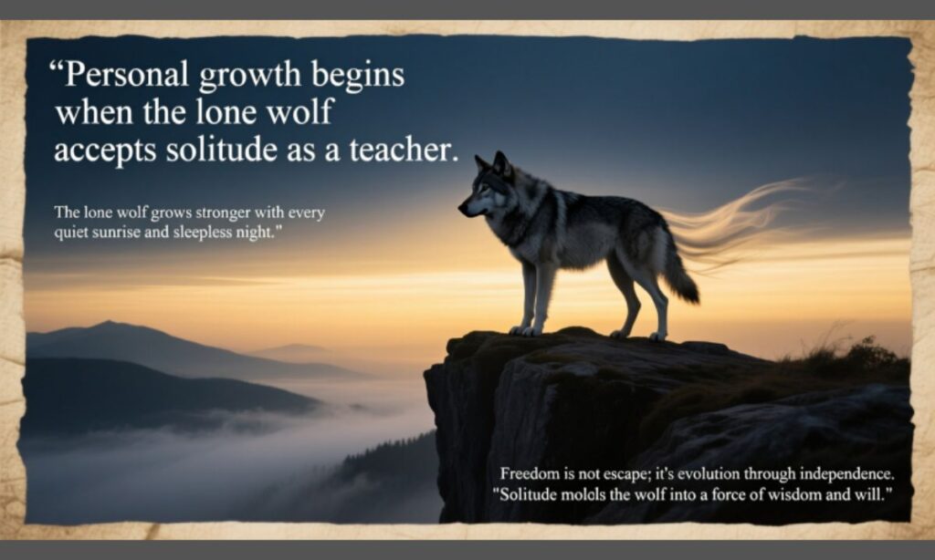 Lone Wolf Quotes on Personal Growth and Freedom