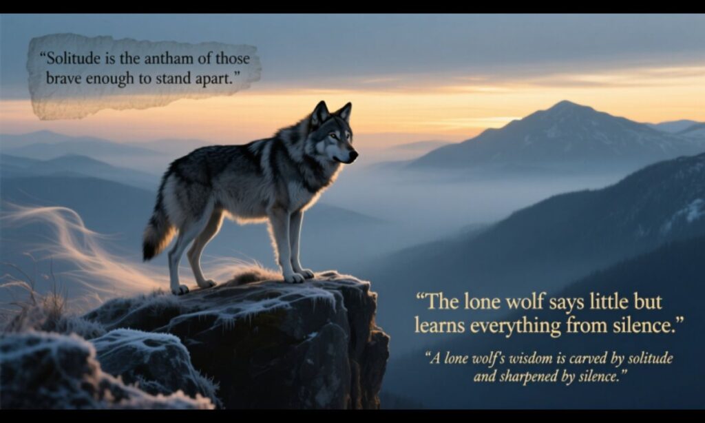 Lone Wolf Sayings