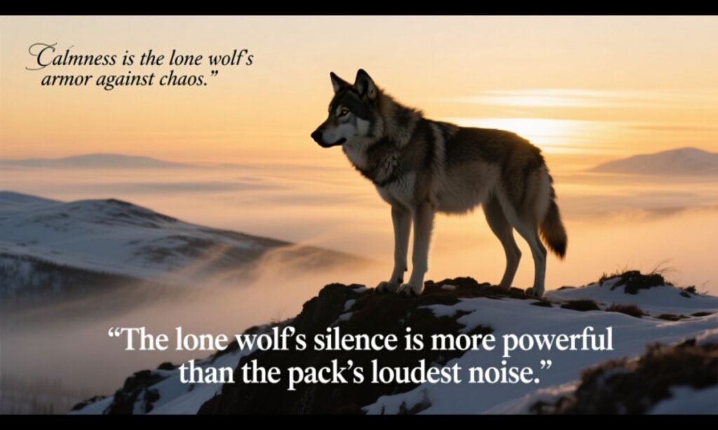 The Silent Strength of Lone Wolves